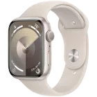 Apple Watch Series 9 GPS  Starlight Sport Band, M/L, 45mm, Starlight — image №1