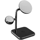 Бездротовий зарядний пристрій ZENS 4-in-1 MagSafe + Watch Wireless Charging Station Black (ZEDC22B/00) — Зображення №1