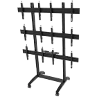 EDBAK Trolley Stand for 6 Screens 50″-57″, Μαύρος — Εικών №1