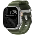 Ремінець NOMAD Rocky Point Band Natural Titanium Hardware Forest за Apple Watch 46/49 mm — Зображення №1
