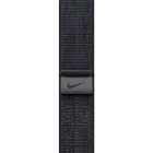 APPLE 46mm Nike Sport Loop Band Extension Nike Sport Loop Μαύρο / Μπλε Για Apple Watch 44/46 mm — Εικών №1