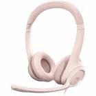 Навушники LOGITECH H390 USB Rose (L981-001281) — Зображення №1