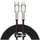 BASEUS USB-C to Lightning Cable, 1 m, Black — Image №1
