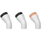 AENO Plastic scraper brush+Metal scraper brush for steam mop SM2  (Nylon - 2pcs, Metal - 1pc) — Image №1