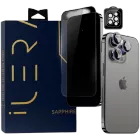 Захисне скло iLera Sapphire Ultra + для iPhone 15 Pro (iLSPDL_15Pr) — Зображення №1