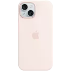 Чохол APPLE силіконовий з MagSafe Light Pink для iPhone 15 — Зображення №1
