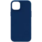 Protective Case NJORD Suede MagSafe with MagSafe Navy Blue for iPhone 15 Plus — Image №1