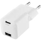 Адаптер питания UBEAR 2*USB/USB-C, 30 Вт — Изображение №1