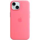 APPLE Silicone Case with MagSafe Pink for iPhone 15 Plus — Image №1