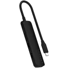SATECHI  Slim 4 Multiport  Многопортовый адаптер  Чёрный — Изображение №1