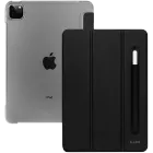 Обложка Smart Folio LAUT HUEX  Чёрная для iPad Pro 12,9 дюйма (1-го поколения)/(2-го поколения)/(3-го поколения)/(4-го поколения)/(5-го поколения) — Изображение №1