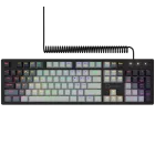Ігрова клавіатура дротова LORGAR Azar 514 RGB Wired White (LRG-GK514W-UA) — Зображення №1