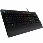 LOGITECH G213 Prodigy Πληκτρολόγιο, Ενσύρματο, Μαύρος, Ρωσικά/Διεθνή Αγγλικά — Εικών №1