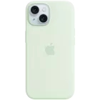 APPLE Silicone Case with MagSafe Soft Mint for iPhone 15 — Image №1