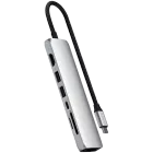 SATECHI  Slim 7 Multiport  Multiport Adapter  Ασημί — Εικών №1