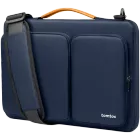 TOMTOC Сөмке Defender-A42 Laptop Briefcase  Navy Blue for MacBook Air 15.3/MacBook Pro 15/Notebook up to 15.6" — image №1