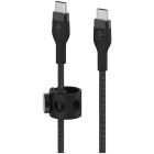 Кабель Belkin USB-C to USB-C 2.0 Braided Silicone 1 м Black (CAB011BT1MBK) — Зображення №1