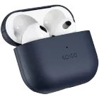 Husă EPICO din piele pentru AirPods (Gen. 4), Blue — image №1