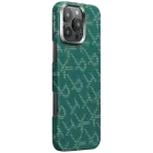 Чохол Pitaka Tactile Woven Monogram Green/Gold for iPhone 16 Pro Max (KI1601PTKP) — Зображення №1