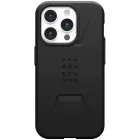 UAG Қорғаныс корпусы Civilian MagSafe with MagSafe Қара for iPhone 15 Pro — image №1