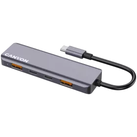 CANYON  DS-18  USB Hub  Сірий — Зображення №1