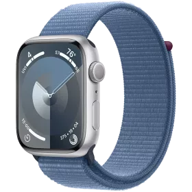 Apple Watch Series 9 GPS  Winter Blue Sport Loop, 45mm, Silver — Image №1