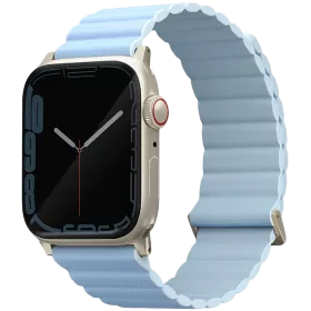 UNIQ Revix Premium Strap для Apple Watch 41/40/38 Ремешок Revix Premium Ed Arctic/Soft Blue для Apple Watch 38/40/41 mm — image №1