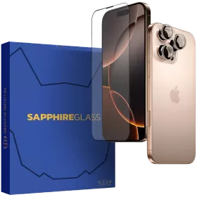 Захисне скло iLera Sapphire Ultra Glass для iPhone 16 Pro — Зображення №1