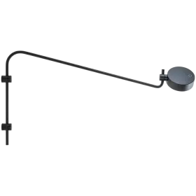 ZAFFERANO SUPER O WALL LAMP 853x405x125mm. MATT BLACK 3.5W 27/31/40K-5Vdc — Image №1