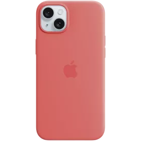 APPLE Case Silicone Case with MagSafe Guava for iPhone 15 Plus — Изображение №1