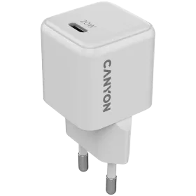 CANYON CU20C Power Adapter USB-C, 20 W, White — Image №1