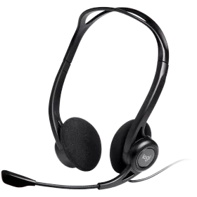 Навушники LOGITECH PC Headset 960 USB Black (L981-000100)  — Зображення №1