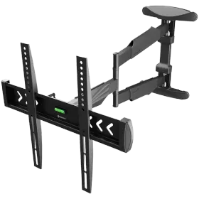 ONKRON Full Motion TV Wall Mount Bracket  for 40"" to 75"" Screens up to 35 kg, Black, VESA: 100x100 - 400x400 — Image №1