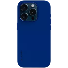 DECODED Case ANTIMICROBIAL SILICONE CASE with MagSafe, Blue for iPhone 15 Pro — Image №1