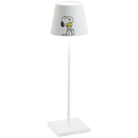 ZAFFERANO POLDINA PRO TABLE LAMP 111x380mm. WHITE+PEAN.3-2.2W LED — Εικών №1