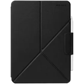 Обкладинка Smart Folio PITAKA MagEZ Folio with MagSafe Чорний для iPad Pro 12.9-inch (6th generation)/iPad Air (4-го покоління)/iPad Air (5th generation)/iPad Pro 12,9 дюйма (3-го, 4-го і 5-го покоління) — Зображення №1