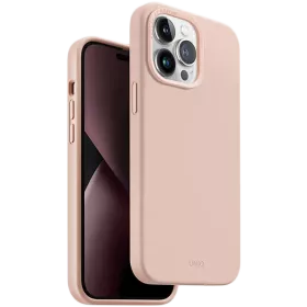 UNIQ Case Lino Hue MagClick with MagSafe, Pink for iPhone 14 Pro Max — Image №1