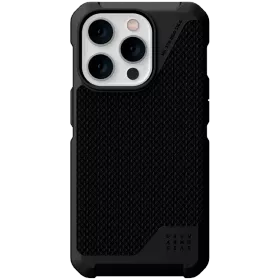 Защитный чехол UAG METROPOLIS LT с MagSafe Kevlar Black для iPhone 14 Pro — Изображение №1
