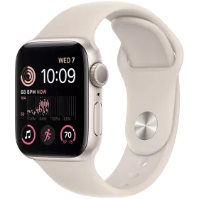 Apple Watch SE GPS Gen.2  Спортивный ремешок Starlight, 40мм, Starlight — Изображение №1