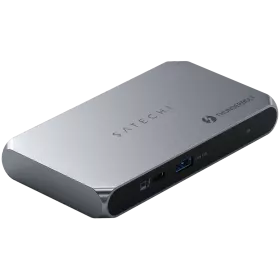 SATECHI  Многопортовый адаптер Thunderbolt 4 Slim Hub Pro Space Gray — Изображение №1