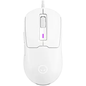 LORGAR MSA10 Gaming Mouse, Wired, White — Image №1