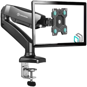 ONKRON Monitor Desk Mount for 13" to 32"  LCD LED OLED Screens up to 8 kg, Black — Image №1