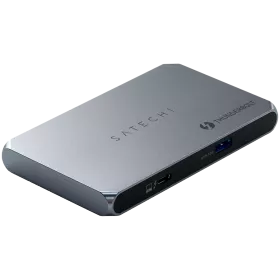 SATECHI  Многопортовый адаптер THUNDERBOLT 4 SLIM HUB Серебристый — image №1