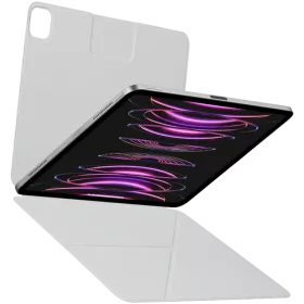 PITAKA Чехол-книга MagEZ Case Folio 2  Белый для iPad Pro 11-inch (4th поколение)/Pro 11 дюймов (3-го поколения) — image №1