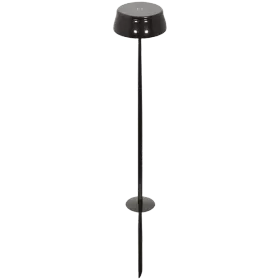 ZAFFERANO SISTER LIGHT WI-FI GARDEN 132x1060mm. PEARL BLACK. 3.2W 22/27/30/40K-5Vdc — Image №1