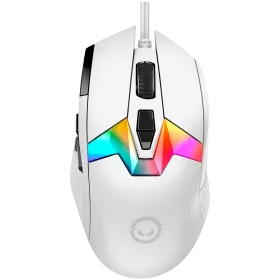 LORGAR MSP80 Gaming Mouse, Wired, White — Image №1