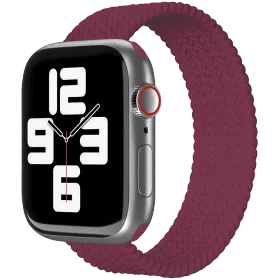 Ремешок VLP Woven nylon strap для Apple Watch 42/44/45 Marsala — image №1
