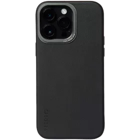 DECODED Case LEATHER CASE MAGSAFE with MagSafe, Black for iPhone 14 Pro — Image №1