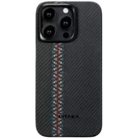 PITAKA Чехол Fusion Weaving MagEZ Case 4 с MagSafe Rhapsody для iPhone 15 Pro Max — Изображение №1
