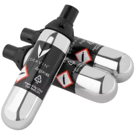 CORAVIN set of 3 Spare Argon Capsules, Silver — Image №1
